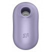 Сиреневый вакуумный вибростимулятор клитора Satisfyer Pro To Go 2