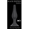 Чёрная малая анальная пробка Slim Anal Plug Small - 10,5 см.