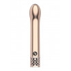 Розовый мини-вибратор G-точки Jewel - 12 см.