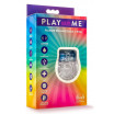 Фиолетовое эрекционное виброкольцо Pleaser Rechargeable C-Ring