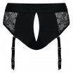 Черные трусики для насадок Diva Lingerie Harness - size M