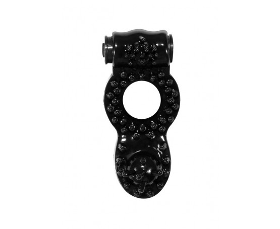 Чёрное эрекционное кольцо Rings Ringer