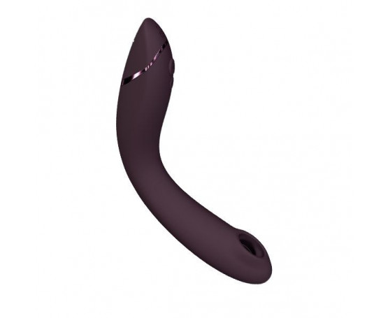 Сливовый стимулятор G-точки Womanizer OG c технологией Pleasure Air и вибрацией - 17,7 см.