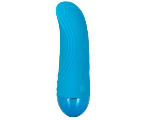 Голубой мини-вибратор Tremble Tickle - 12,75 см.