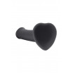 Черный фаллос на присоске Silicone Bendable Dildo L - 19 см.