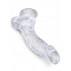 Прозрачный фаллоимитатор 7.5  Cock with Balls - 21,6 см.