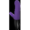 Фиолетовый пульсатор с клиторальным лепестком Bi Stronic Fusion - 21,5 см.