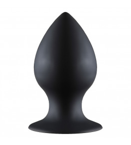 Чёрная анальная пробка Thick Anal Plug Large - 11,5 см.