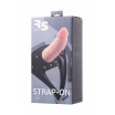 Телесный страпон на трусиках Realstick Jax - 17,9 см.