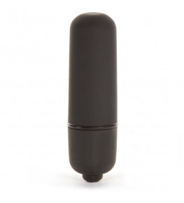 Черная вибропуля X-Basic Bullet Mini One Speed - 5,9 см.