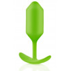 Лаймовая пробка для ношения B-vibe Snug Plug 3 - 12,7 см.