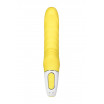 Жёлтый вибратор Satisfyer Yummy Sunshine - 22,5 см.