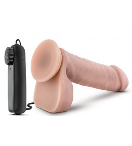 Телесный вибратор THE GOALIE 8INCH DILDO  - 20,3 см.