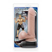 Телесный вибратор THE GOALIE 8INCH DILDO  - 20,3 см.