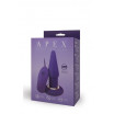 Фиолетовая анальная вибропробка APEX BUTT PLUG LARGE PURPLE - 15 см.
