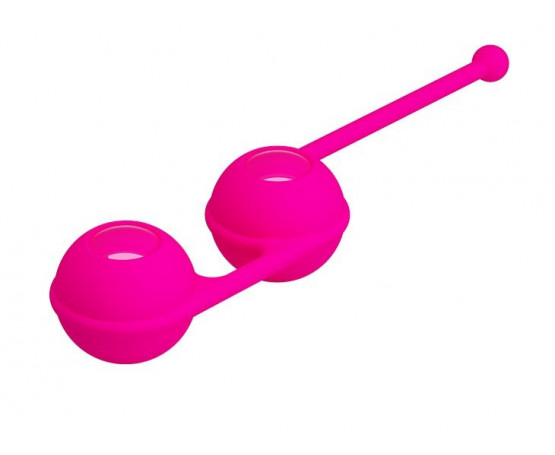 Ярко-розовые вагинальные шарики Kegel Tighten Up III