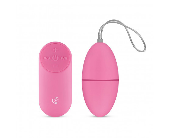 Розовое виброяйцо Vibrating Egg с пультом ДУ