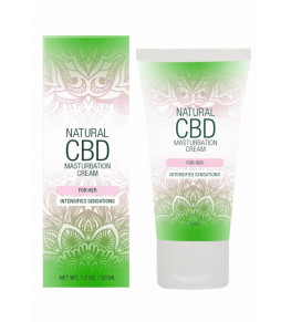 Крем для мастурбации для женщин Natural CBD Masturbation Cream For Her - 50 мл.