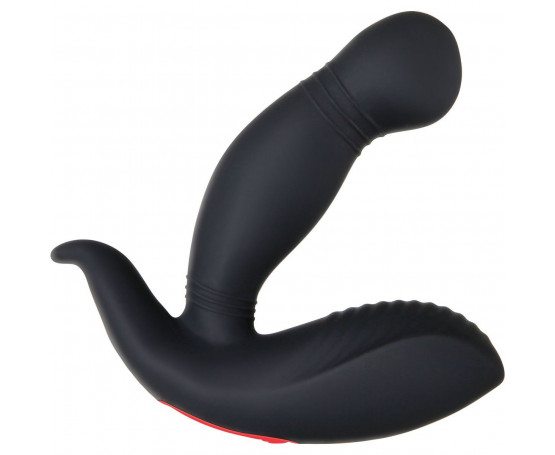 Черный вибростимулятор простаты Adam s Rechargeable - 11,7 см.