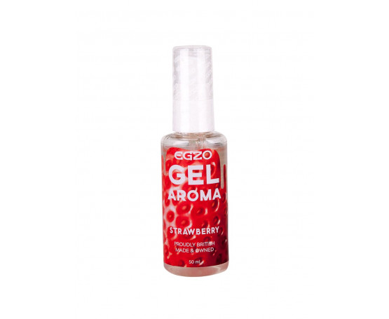 Интимный лубрикант Egzo Aroma с ароматом клубники - 50 мл. FFF