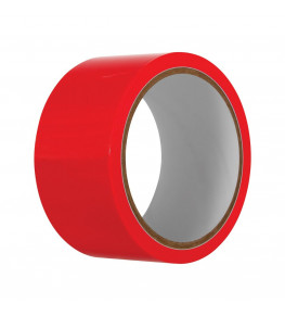 Красная лента для бондажа Red Bondage Tape - 20 м.