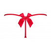 Изысканные трусики-стринги Giftella с бантиком сзади