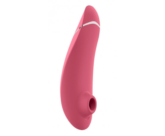 Розовый клиторальный стимулятор Womanizer Premium 2