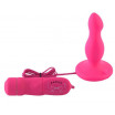Розовая вибровтулка с  5 режимами вибрации POPO Pleasure - 10,5 см.