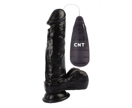 Черный вибратор-реалистик 7.8 Stud Realistic Dildo - 20 см.