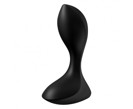 Чёрный вибромассажёр простаты Satisfyer Backdoor Lover - 14 см.
