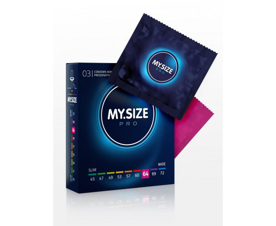 Презервативы MY.SIZE размер 64 - 3 шт.