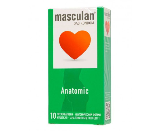 Презервативы анатомической формы Masculan Anatomic - 10 шт.
