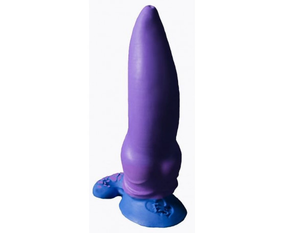 Фиолетовый фаллоимитатор  Зорг small  - 21 см.
