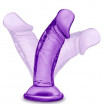 Фиолетовый фаллоимитатор на присоске SWEET N SMALL 4INCH DILDO - 11,4 см. 