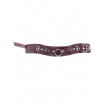 Бордовый широкий ошейник с кольцом Maroon Collar