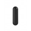 Черная перезаряжаемая анальная пробка №08 Cone-shaped butt plug - 13,5 см.