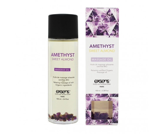Органическое массажное масло AMETHYST SWEET ALMOND - 100 мл.