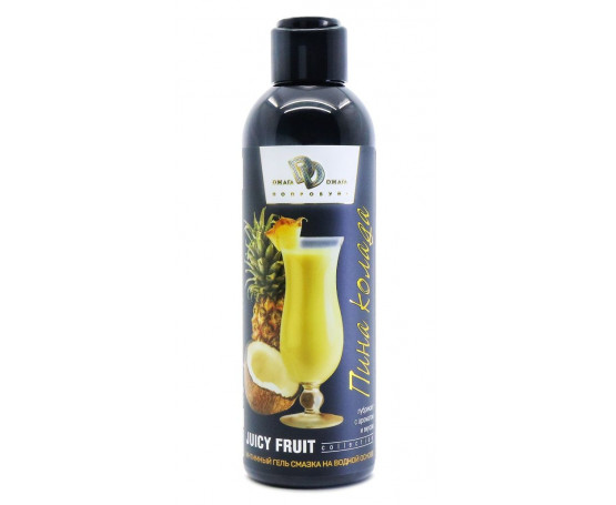 Интимный гель на водной основе JUICY FRUIT с ароматом пина колада - 200 мл.