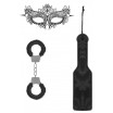 Черный игровой набор Introductory Bondage Kit №4