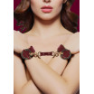 Бордовые наручники Halo Wrist   Ankle Cuffs