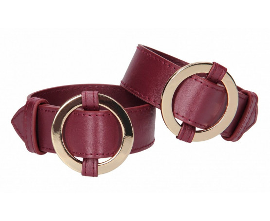 Бордовые наручники Halo Wrist   Ankle Cuffs