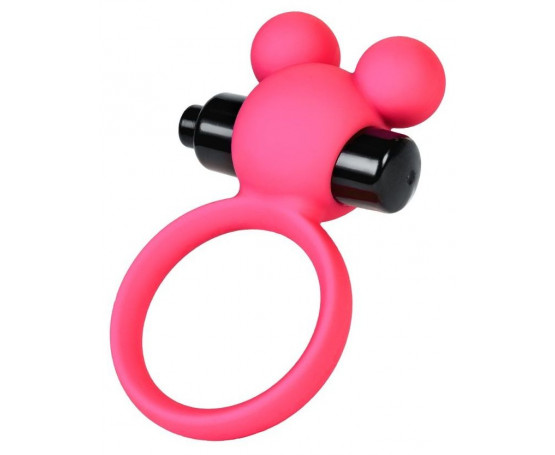 Розовое виброкольцо на пенис A-Toys