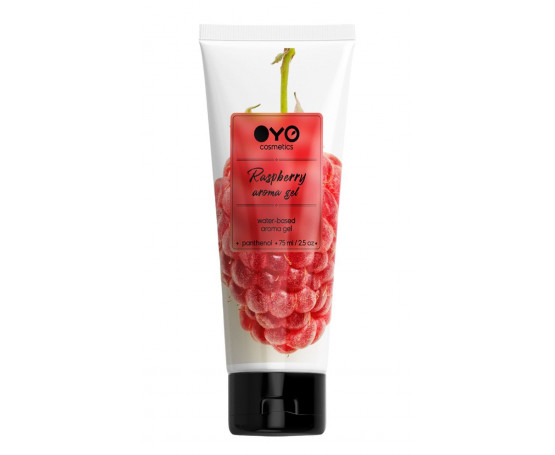 Лубрикант на водной основе OYO Aroma Gel Raspberry с ароматом малины - 75 мл. FFF