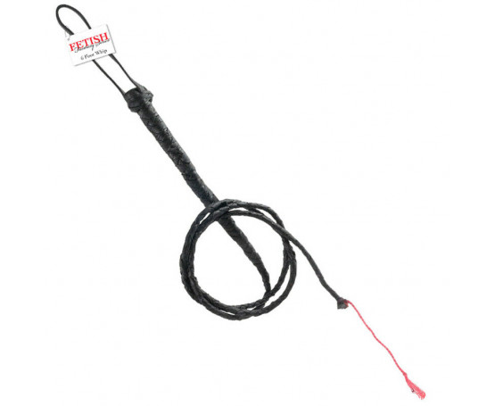 Черный кнут Black 6 foot Whip - 183 см.