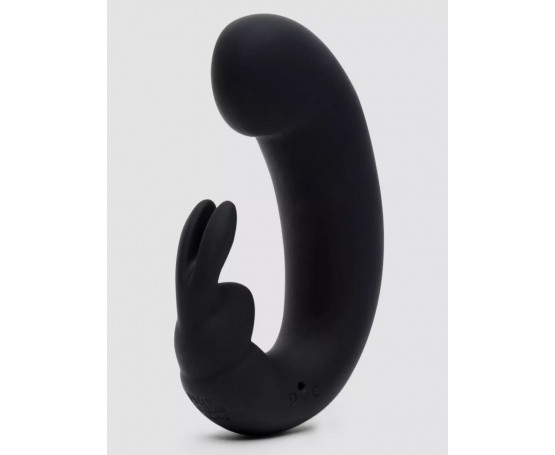 Черный мини-вибратор  кролик  Sensation Rechargeable G-Spot Rabbit Vibrator - 11,4 см.