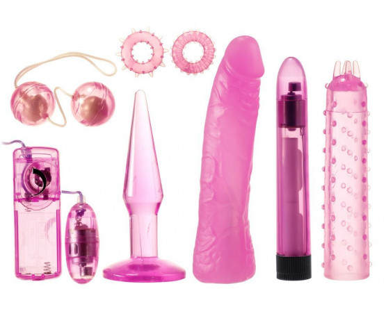Розовый вибронабор Mystic Treasures Couples Kit