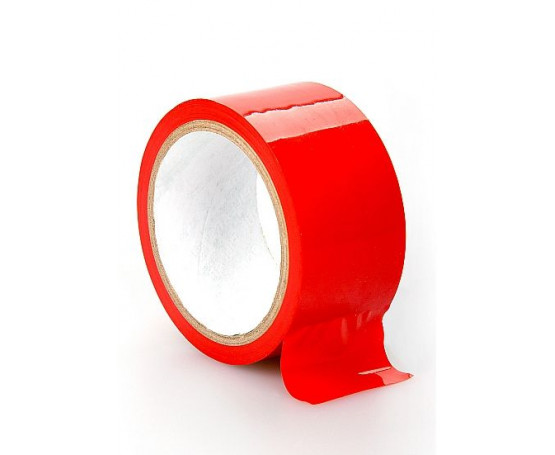 Красная лента для связывания Bondage Tape Red 
