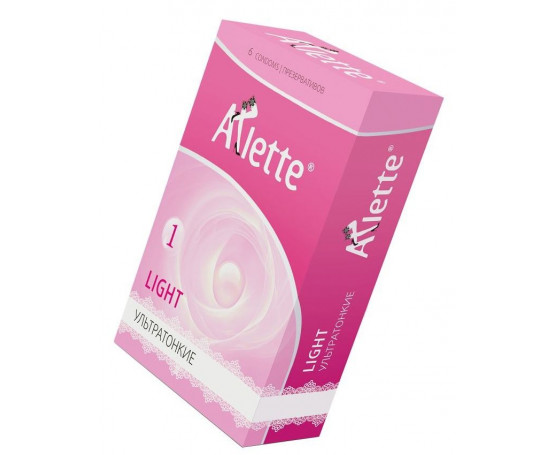 Ультратонкие презервативы Arlette Light - 6 шт.