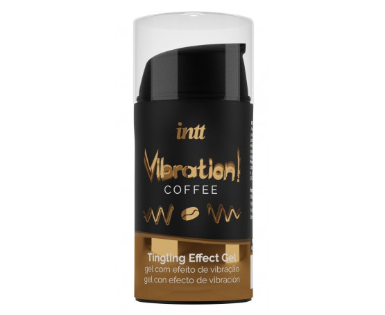 Жидкий интимный гель с эффектом вибрации Vibration! Coffee - 15 мл.