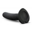 Черный анальный фаллоимитатор Twist Large - 17,78 см.